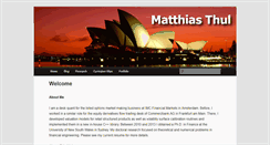 Desktop Screenshot of matthiasthul.com