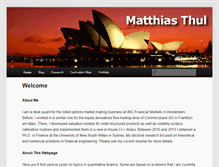 Tablet Screenshot of matthiasthul.com